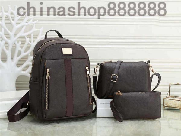 three piece suit designer handbags purses women backpack tote bag fashion shoulder bags classic casual knapsack handbag
